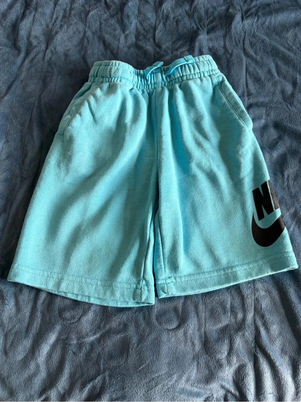 Nike Toddler Aqua Blue Pull-On Athletic Shorts